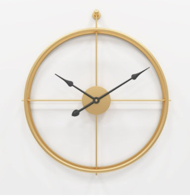 Buy farmhouse furniture Capri | Modern Mediterranean Luxury Iron Wall Clock - Modern Cottage Farmhouse Furniture