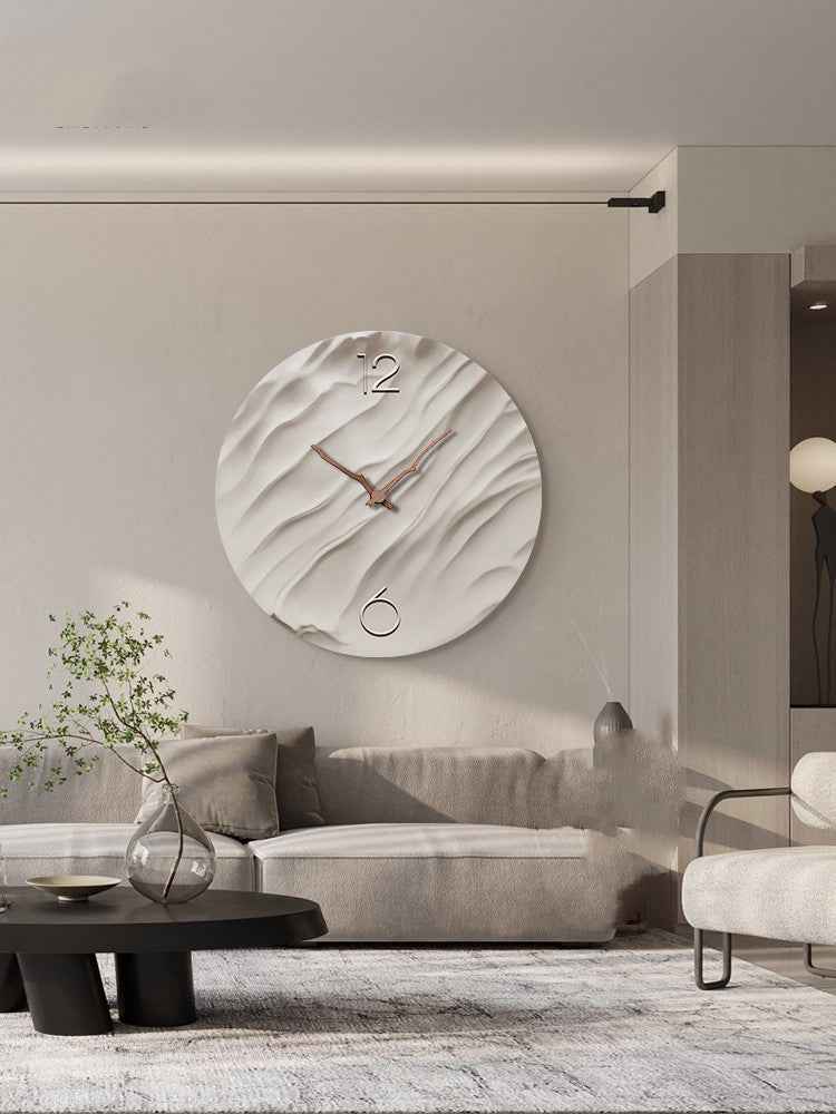 Buy farmhouse furniture The Heureux Minimalist Luxury Crystal Porcelain Wall Clock - Modern Cottage Farmhouse Furniture