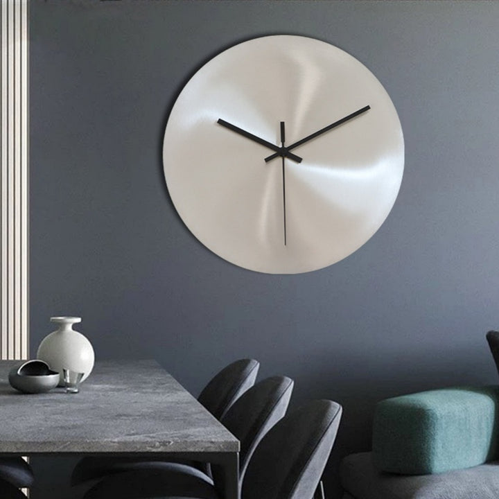 Buy farmhouse furniture Azzurro | White Mediterranean Steel Luxury Wall Clock - Modern Cottage Farmhouse Furniture