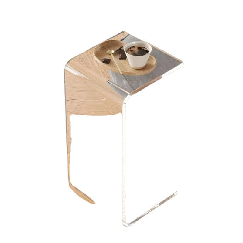 Buy farmhouse furniture The Rennes | Modern Minimalist Transparent Luxury Side Table - Modern Cottage Farmhouse Furniture