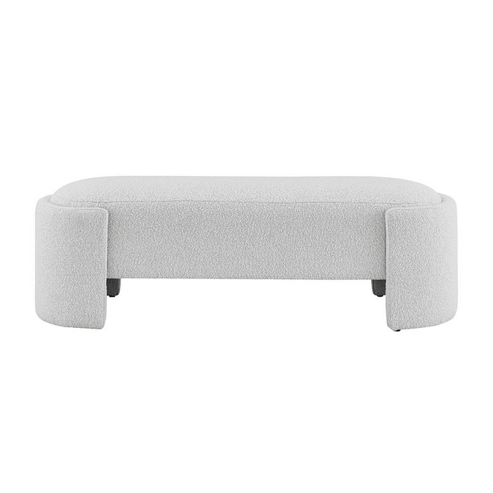 Buy farmhouse furniture Felicia Fabric Bench - Modern Cottage Farmhouse Furniture