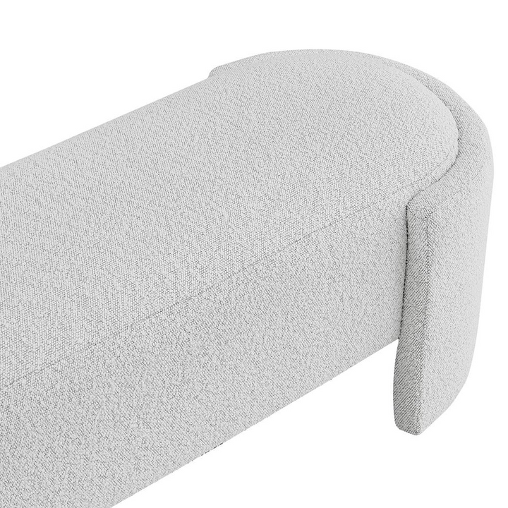 Buy farmhouse furniture Felicia Fabric Bench - Modern Cottage Farmhouse Furniture