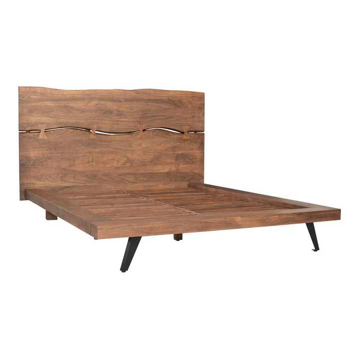 Buy farmhouse furniture Madagascar Mediterranean Farmhouse Platform Bed King - Modern Cottage Farmhouse Furniture