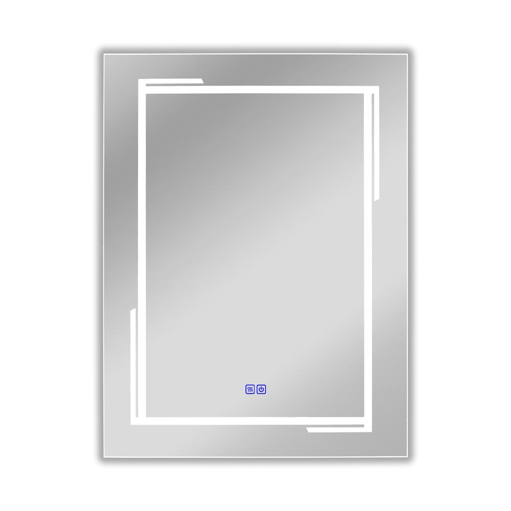 Buy farmhouse furniture Luminosity Backlit LED Vanity Mirror | 32" Rectangular, Touch Screen, 3 Color Temps - Modern Cottage Farmhouse Furniture