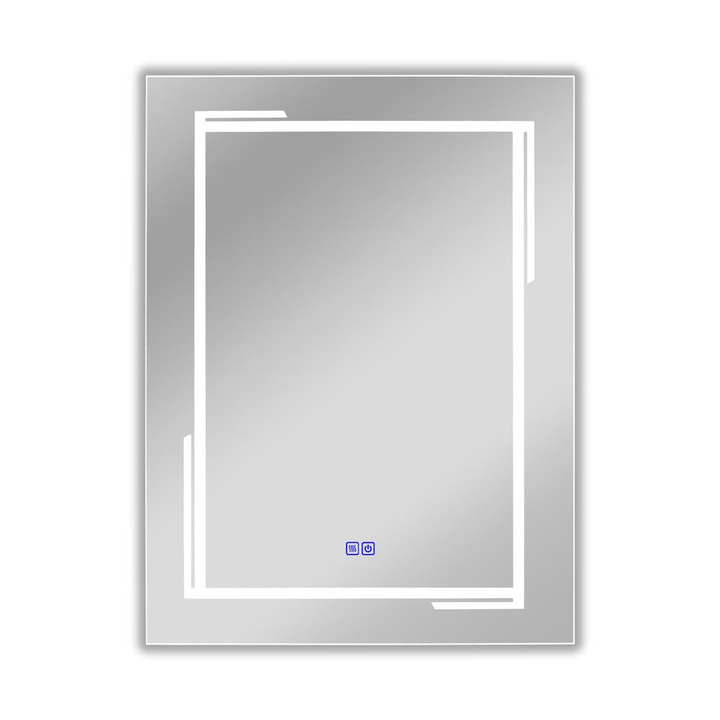 Buy farmhouse furniture Luminosity Backlit LED Vanity Mirror | 32" Rectangular, Touch Screen, 3 Color Temps - Modern Cottage Farmhouse Furniture