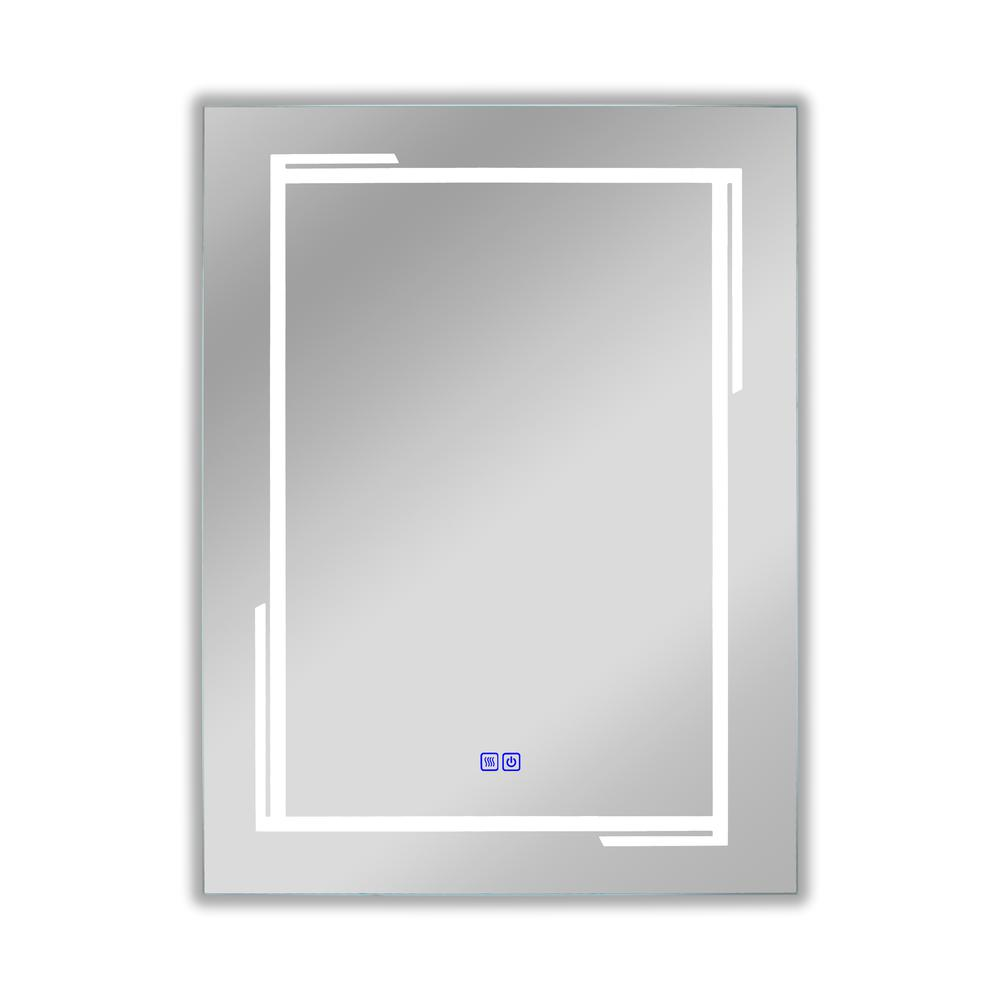 Buy farmhouse furniture Luminosity Backlit LED Vanity Mirror | 32" Rectangular, Touch Screen, 3 Color Temps - Modern Cottage Farmhouse Furniture