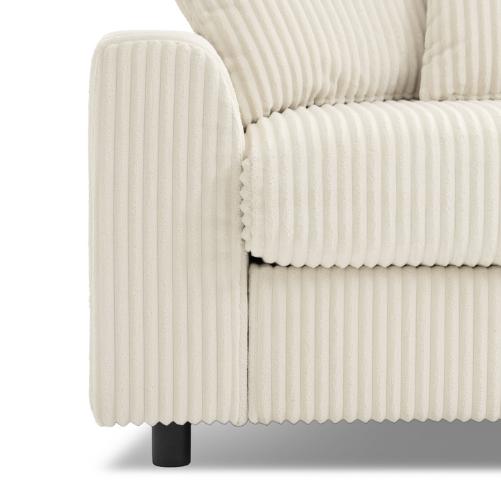 Buy farmhouse furniture Corduroy Sectional Sofa with Bluetooth Speakers - Modern Cottage Farmhouse Furniture