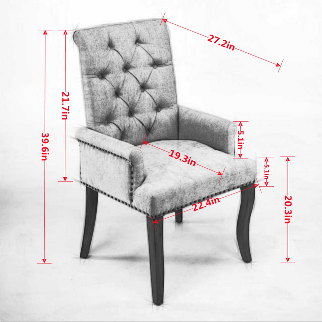 Buy farmhouse furniture Capri Minimal Upholstered Mediterranean Contemporary Accent Chairs - Modern Cottage Farmhouse Furniture