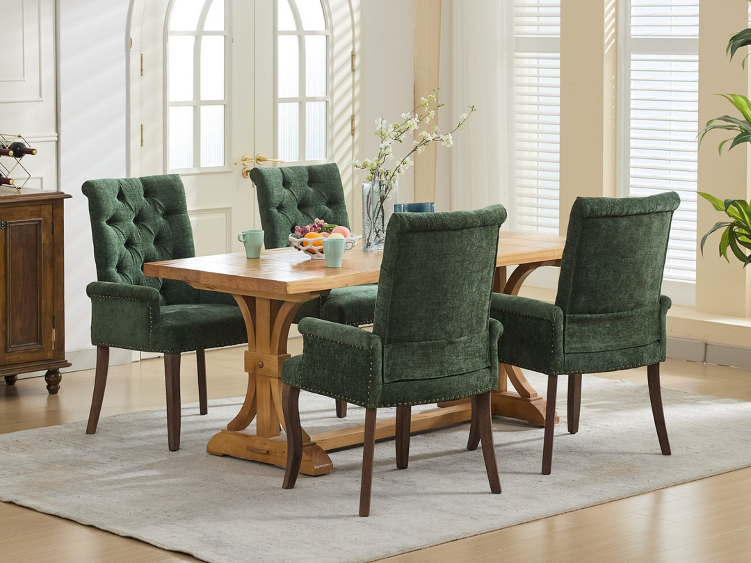 Buy farmhouse furniture Capri Minimal Upholstered Mediterranean Contemporary Accent Chairs - Modern Cottage Farmhouse Furniture