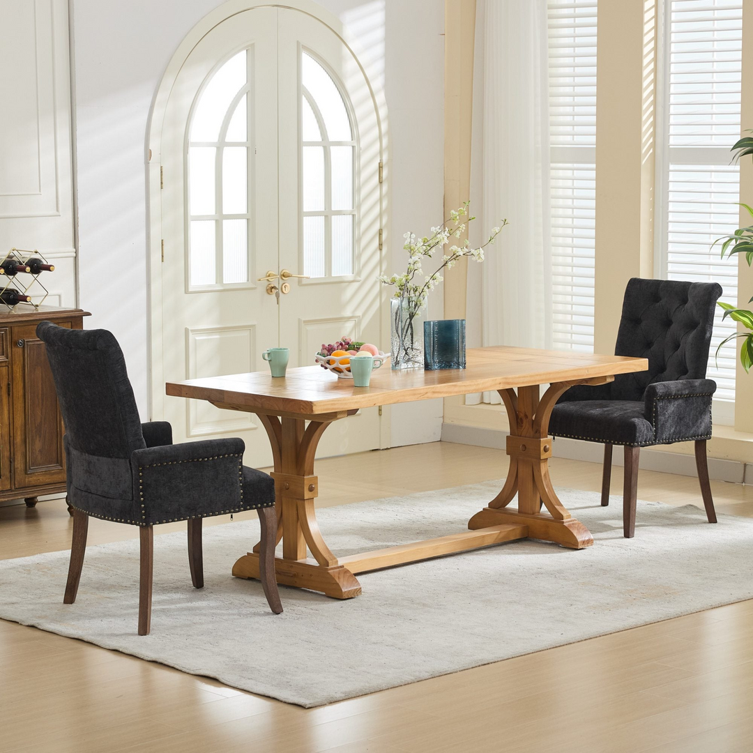 Buy farmhouse furniture Capri Minimal Upholstered Mediterranean Contemporary Accent Chairs - Modern Cottage Farmhouse Furniture
