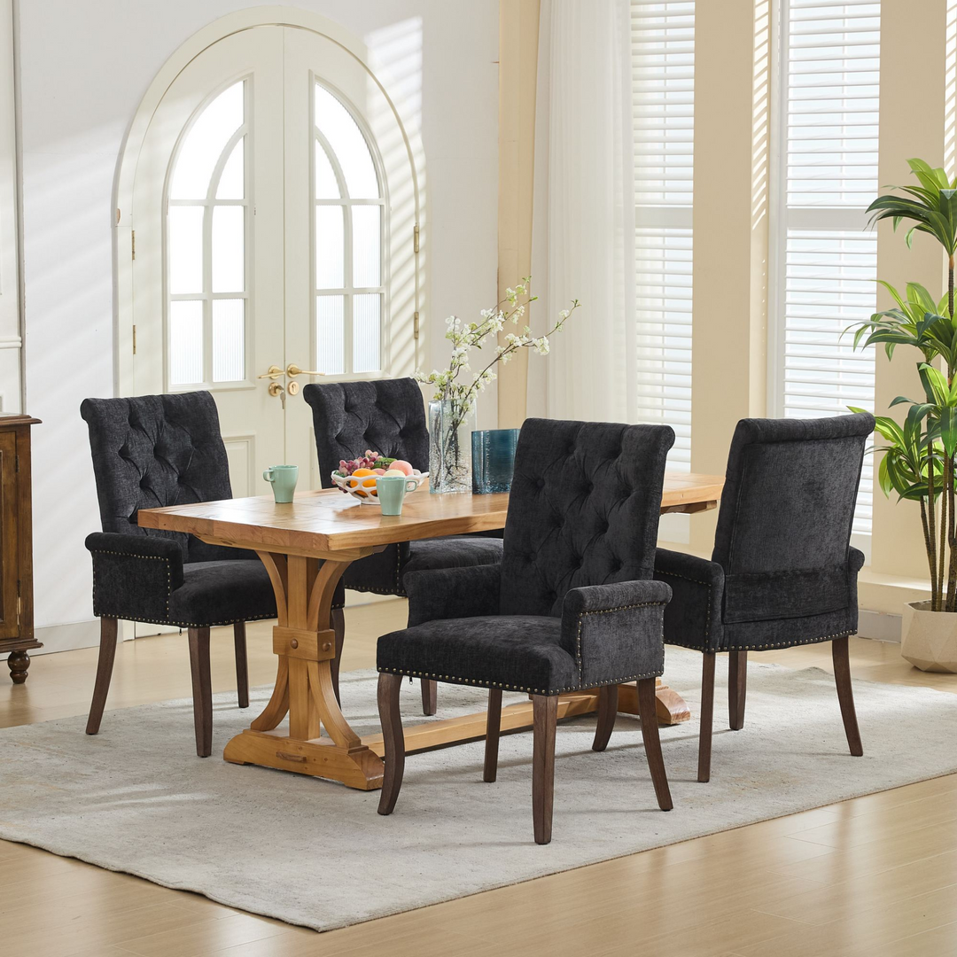 Buy farmhouse furniture Capri Minimal Upholstered Mediterranean Contemporary Accent Chairs - Modern Cottage Farmhouse Furniture
