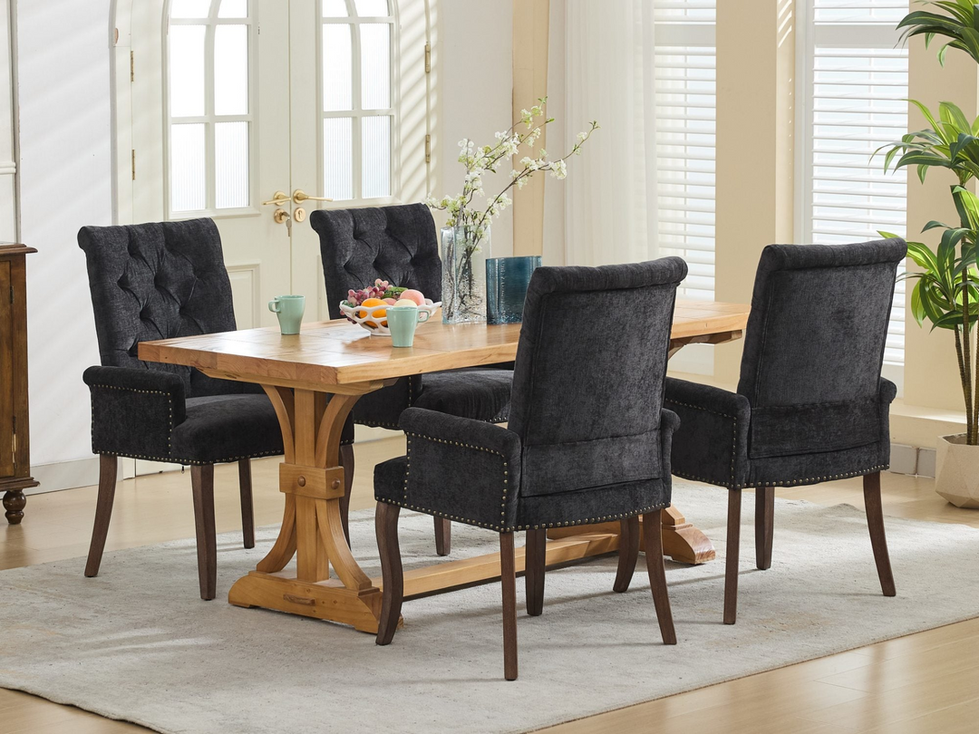Buy farmhouse furniture Capri Minimal Upholstered Mediterranean Contemporary Accent Chairs - Modern Cottage Farmhouse Furniture
