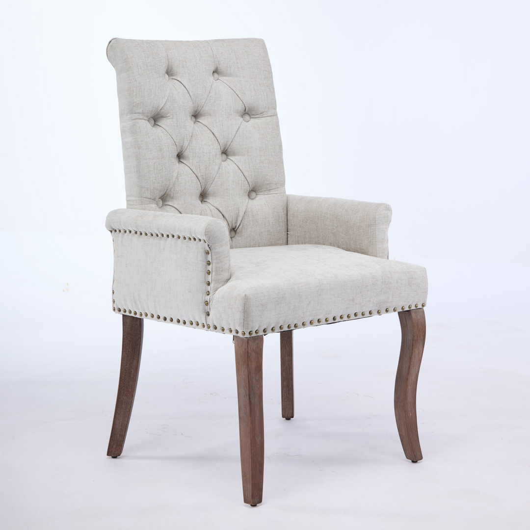 Buy farmhouse furniture Capri Minimal Upholstered Mediterranean Contemporary Accent Chairs - Modern Cottage Farmhouse Furniture