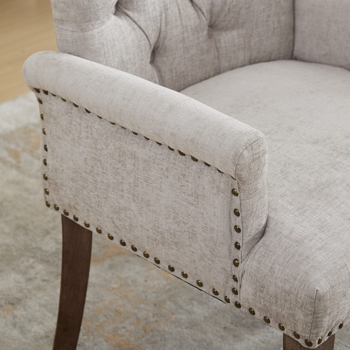 Buy farmhouse furniture Capri Minimal Upholstered Mediterranean Contemporary Accent Chairs - Modern Cottage Farmhouse Furniture