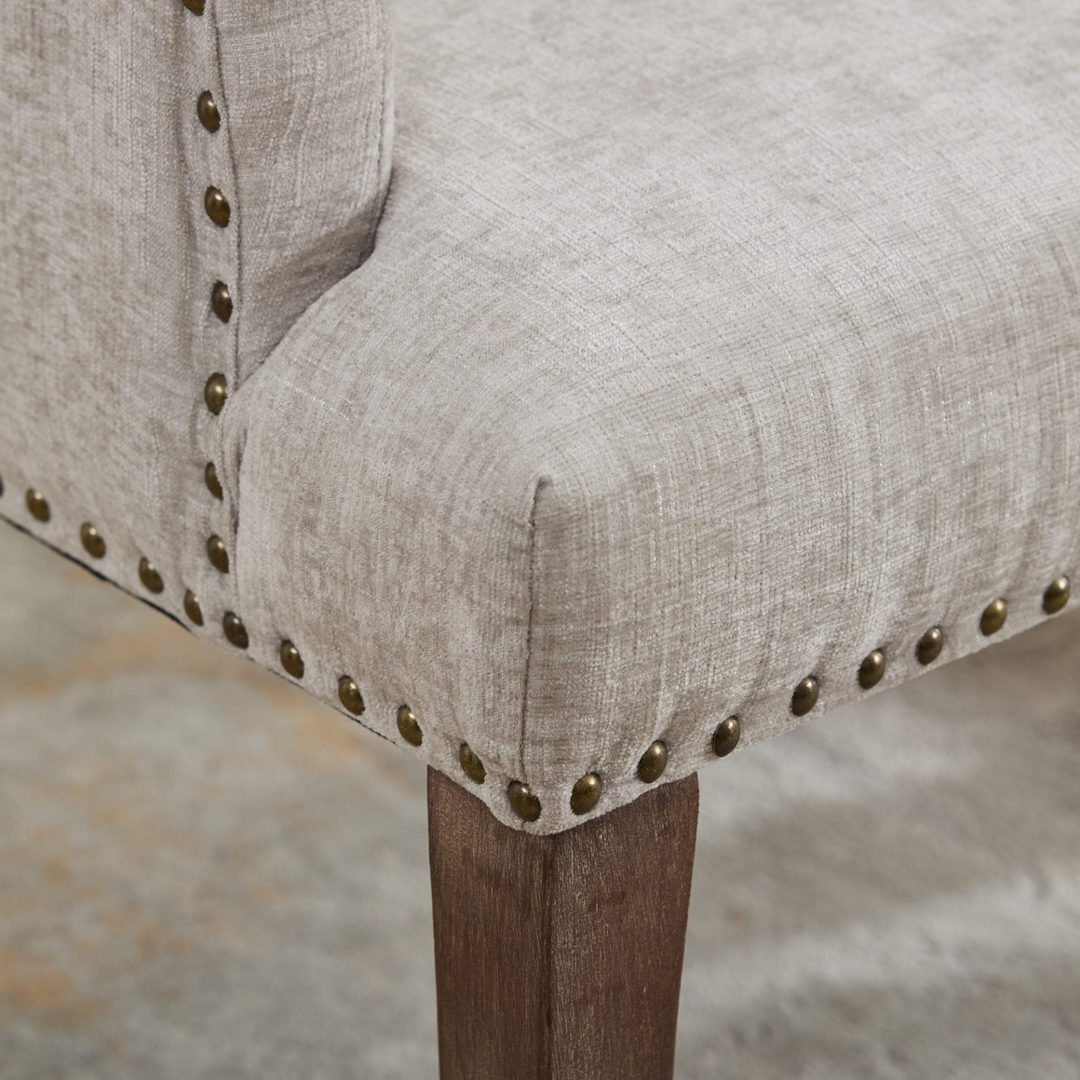 Buy farmhouse furniture Capri Minimal Upholstered Mediterranean Contemporary Accent Chairs - Modern Cottage Farmhouse Furniture
