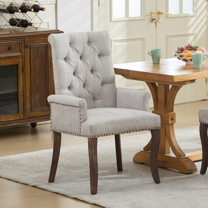 Buy farmhouse furniture Capri Minimal Upholstered Mediterranean Contemporary Accent Chairs - Modern Cottage Farmhouse Furniture