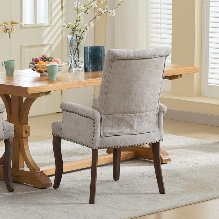 Buy farmhouse furniture Capri Minimal Upholstered Mediterranean Contemporary Accent Chairs - Modern Cottage Farmhouse Furniture
