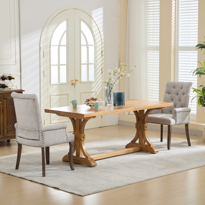 Buy farmhouse furniture Capri Minimal Upholstered Mediterranean Contemporary Accent Chairs - Modern Cottage Farmhouse Furniture