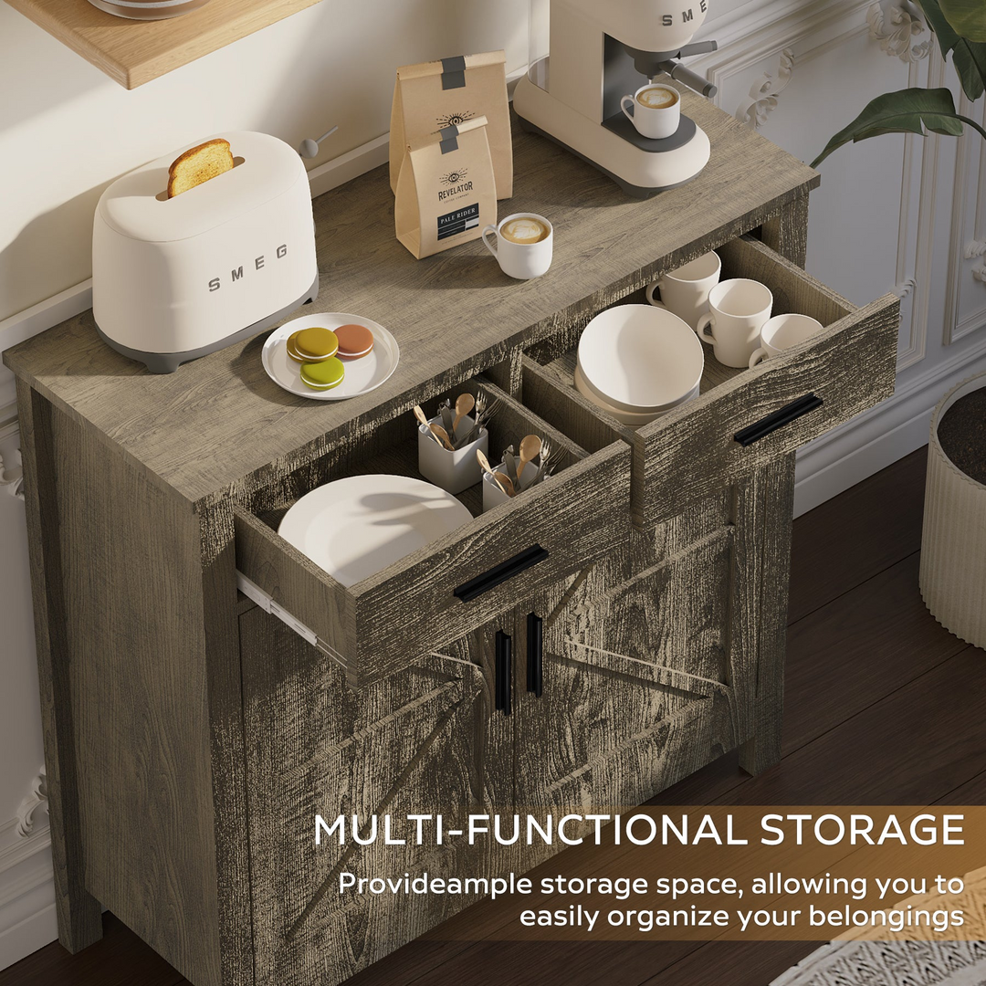 Buy farmhouse furniture Modern Farmhouse Foyer with 2 Drawers and 2 Doors for Versatile Home Organization - Modern Cottage Farmhouse Furniture