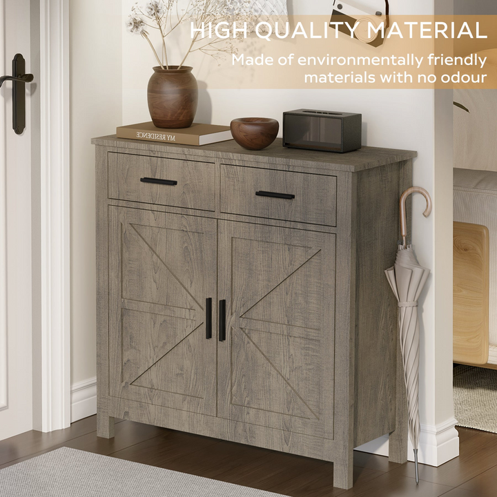 Buy farmhouse furniture Modern Farmhouse Foyer with 2 Drawers and 2 Doors for Versatile Home Organization - Modern Cottage Farmhouse Furniture