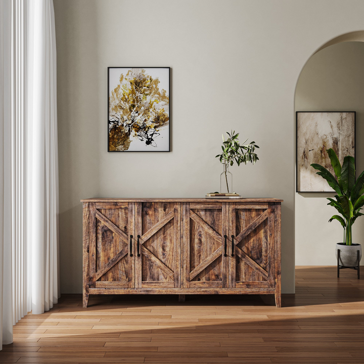 Buy farmhouse furniture Italian Brown Wooden Mediterranean Farmhouse Style Foyer Storage - Modern Cottage Farmhouse Furniture