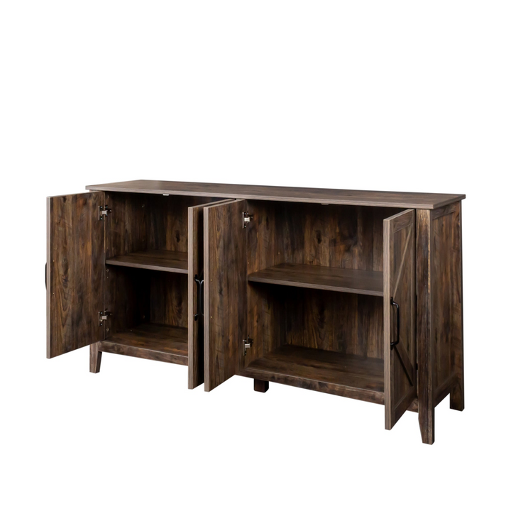 Buy farmhouse furniture Italian Brown Wooden Mediterranean Farmhouse Style Foyer Storage - Modern Cottage Farmhouse Furniture