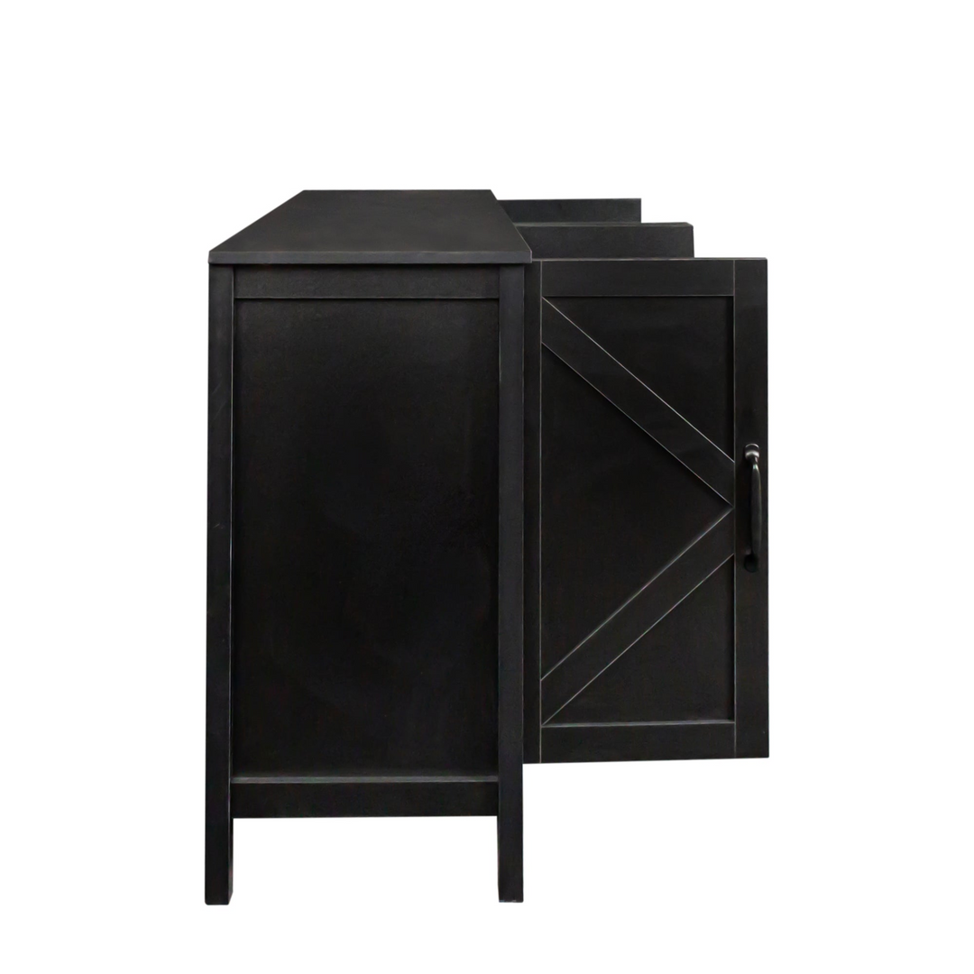 Buy farmhouse furniture Italian Brown Wooden Mediterranean Farmhouse Style Foyer Storage - Modern Cottage Farmhouse Furniture