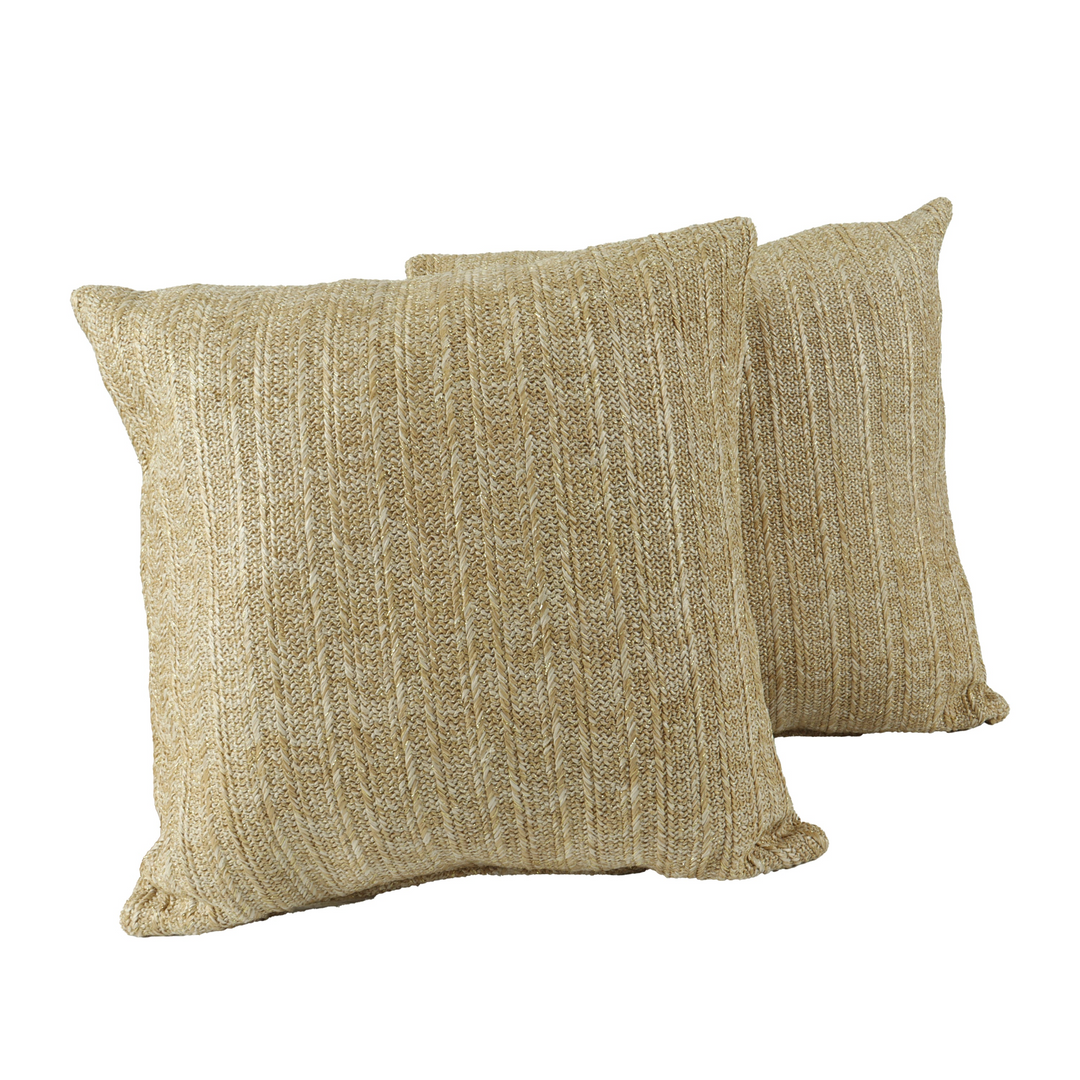 Buy farmhouse furniture Outdoor/Indoor Decorative Throw Pillows, Waterproof Simulated Straw Weave 18x18 - Modern Cottage Farmhouse Furniture