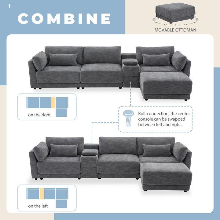Buy farmhouse furniture Riviera Moderno L- Shape Contemporary Modern Mediterranean Estate Sofa Sectional - Modern Cottage Farmhouse Furniture