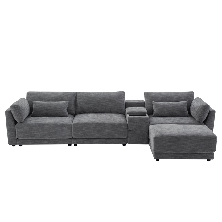 Buy farmhouse furniture Riviera Moderno L- Shape Contemporary Modern Mediterranean Estate Sofa Sectional - Modern Cottage Farmhouse Furniture