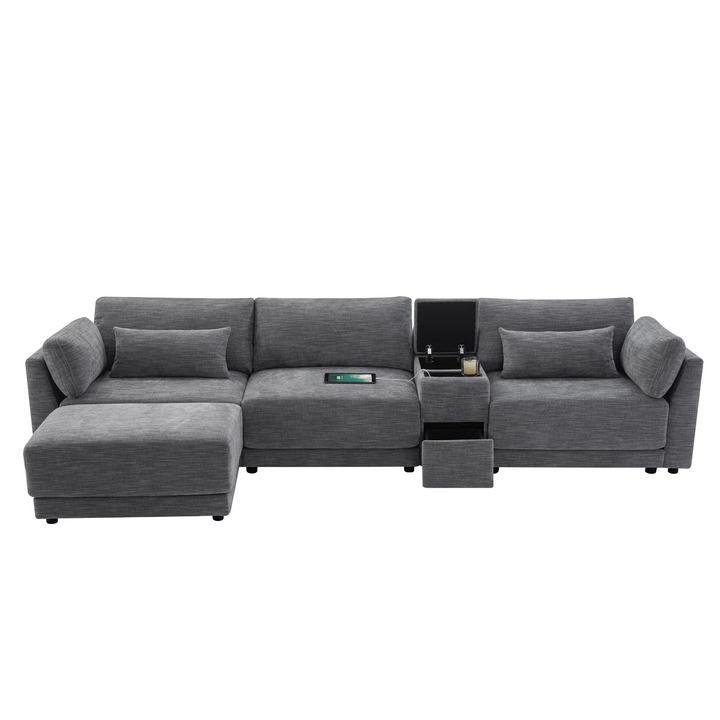 Buy farmhouse furniture Riviera Moderno L- Shape Contemporary Modern Mediterranean Estate Sofa Sectional - Modern Cottage Farmhouse Furniture