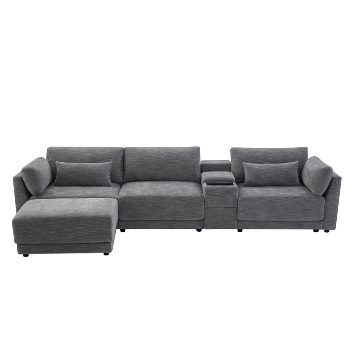 Buy farmhouse furniture Riviera Moderno L- Shape Contemporary Modern Mediterranean Estate Sofa Sectional - Modern Cottage Farmhouse Furniture