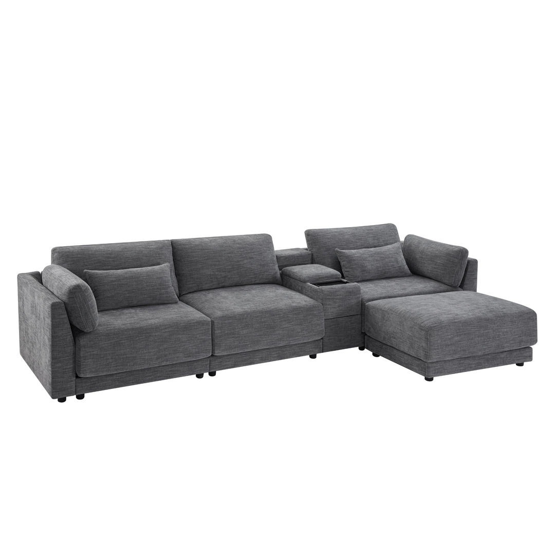 Buy farmhouse furniture Riviera Moderno L- Shape Contemporary Modern Mediterranean Estate Sofa Sectional - Modern Cottage Farmhouse Furniture