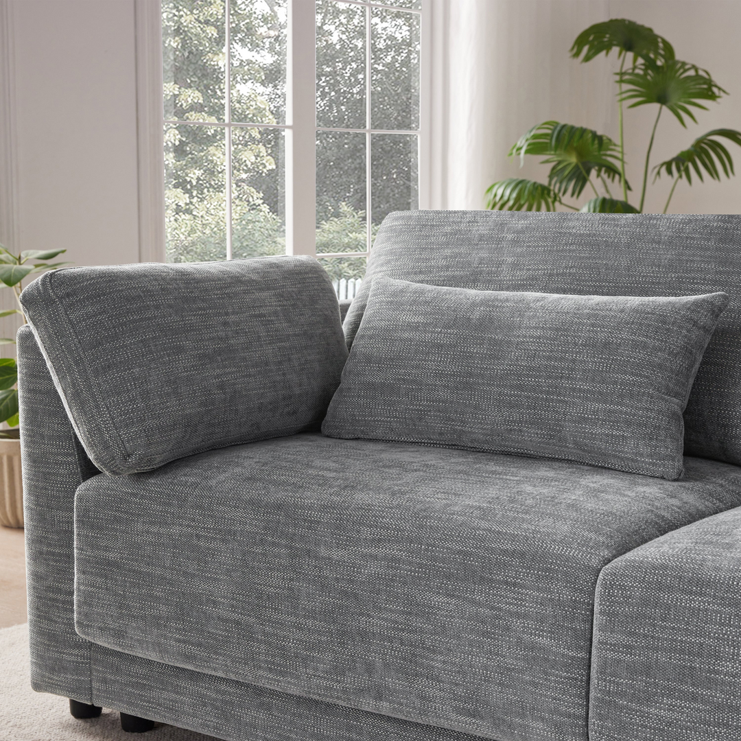 Buy farmhouse furniture Riviera Moderno L- Shape Contemporary Modern Mediterranean Estate Sofa Sectional - Modern Cottage Farmhouse Furniture