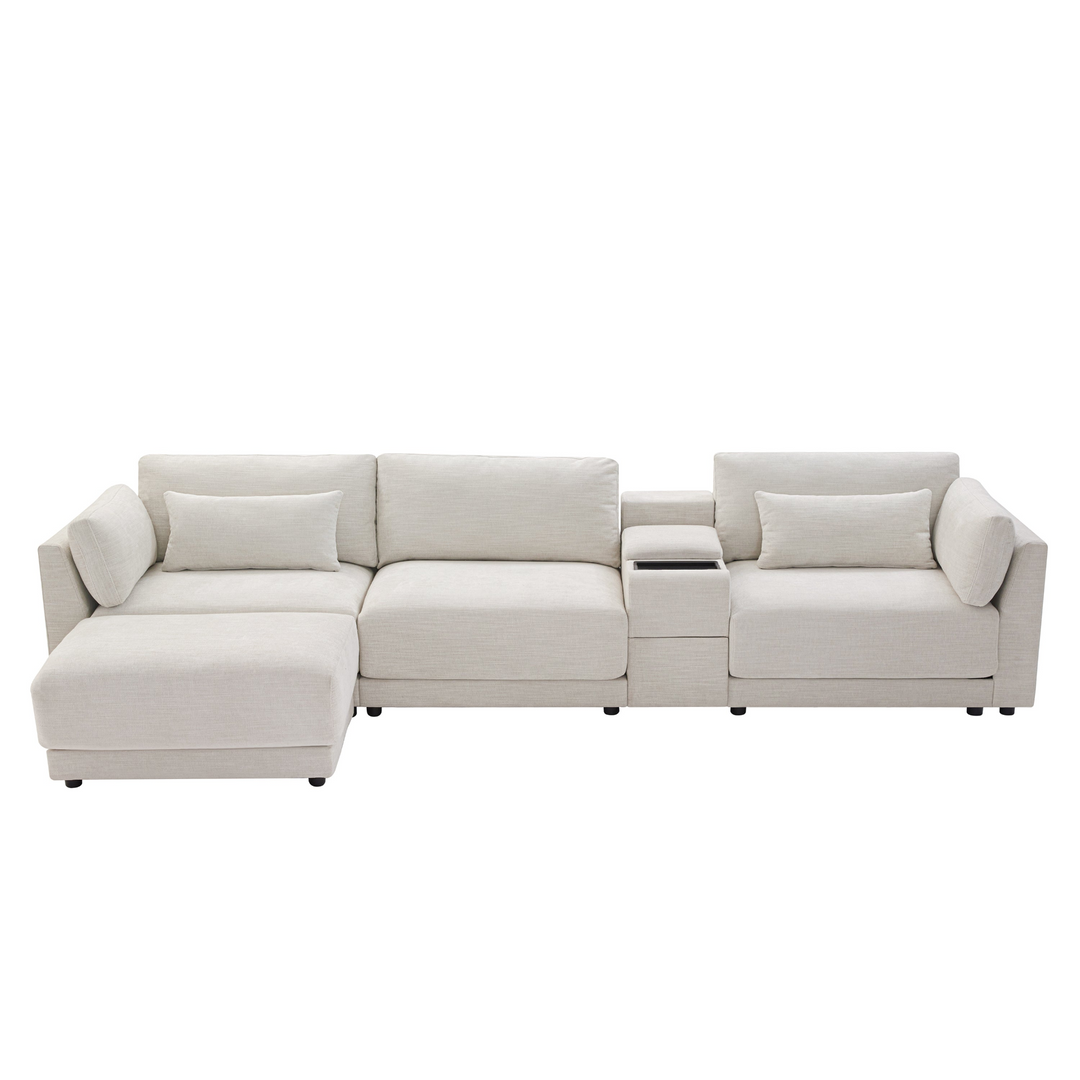Buy farmhouse furniture Riviera Moderno L- Shape Contemporary Modern Mediterranean Estate Sofa Sectional - Modern Cottage Farmhouse Furniture