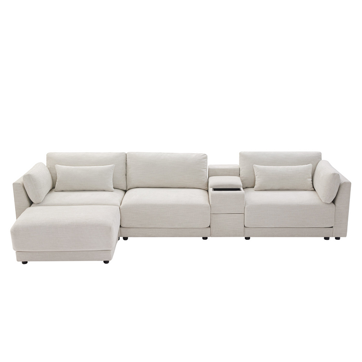 Buy farmhouse furniture Riviera Moderno L- Shape Contemporary Modern Mediterranean Estate Sofa Sectional - Modern Cottage Farmhouse Furniture