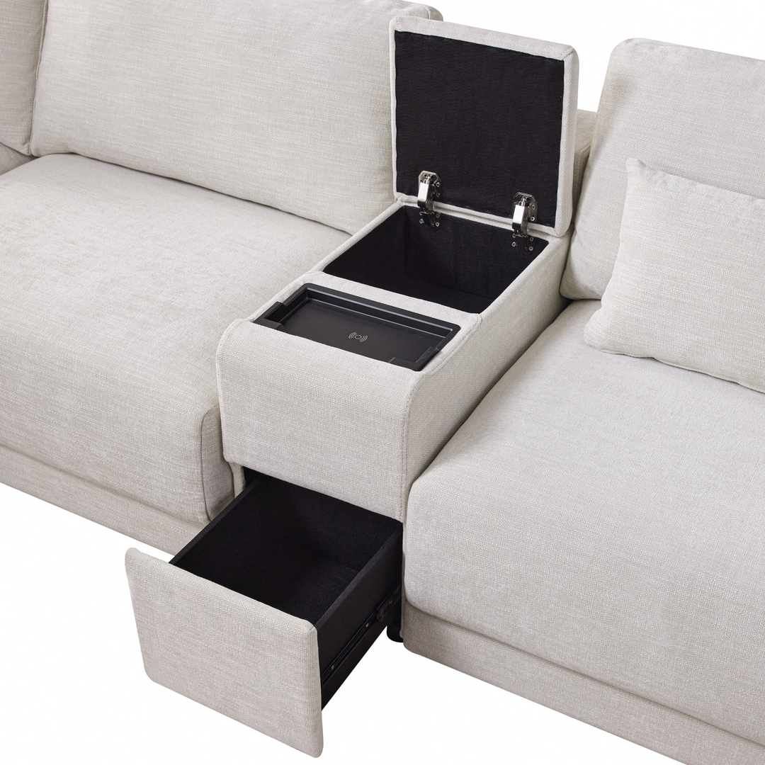 Buy farmhouse furniture Riviera Moderno L- Shape Contemporary Modern Mediterranean Estate Sofa Sectional - Modern Cottage Farmhouse Furniture