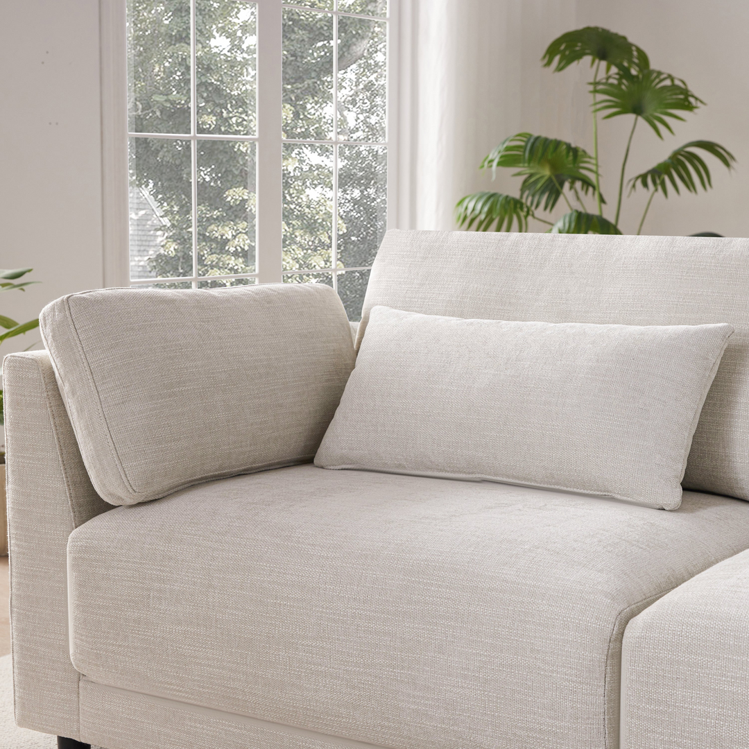Buy farmhouse furniture Riviera Moderno L- Shape Contemporary Modern Mediterranean Estate Sofa Sectional - Modern Cottage Farmhouse Furniture