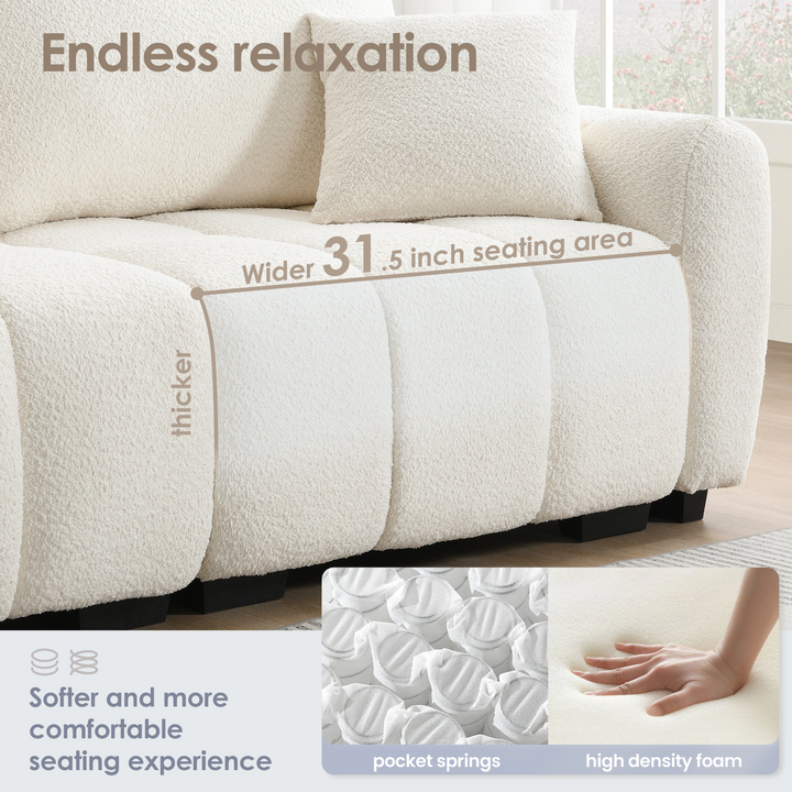Buy farmhouse furniture Marbella Grande Mediterranean Modular Contemporary Lounge L-shape Sofa Sectional - Modern Cottage Farmhouse Furniture