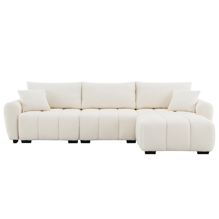 Buy farmhouse furniture Marbella Grande Mediterranean Modular Contemporary Lounge L-shape Sofa Sectional - Modern Cottage Farmhouse Furniture