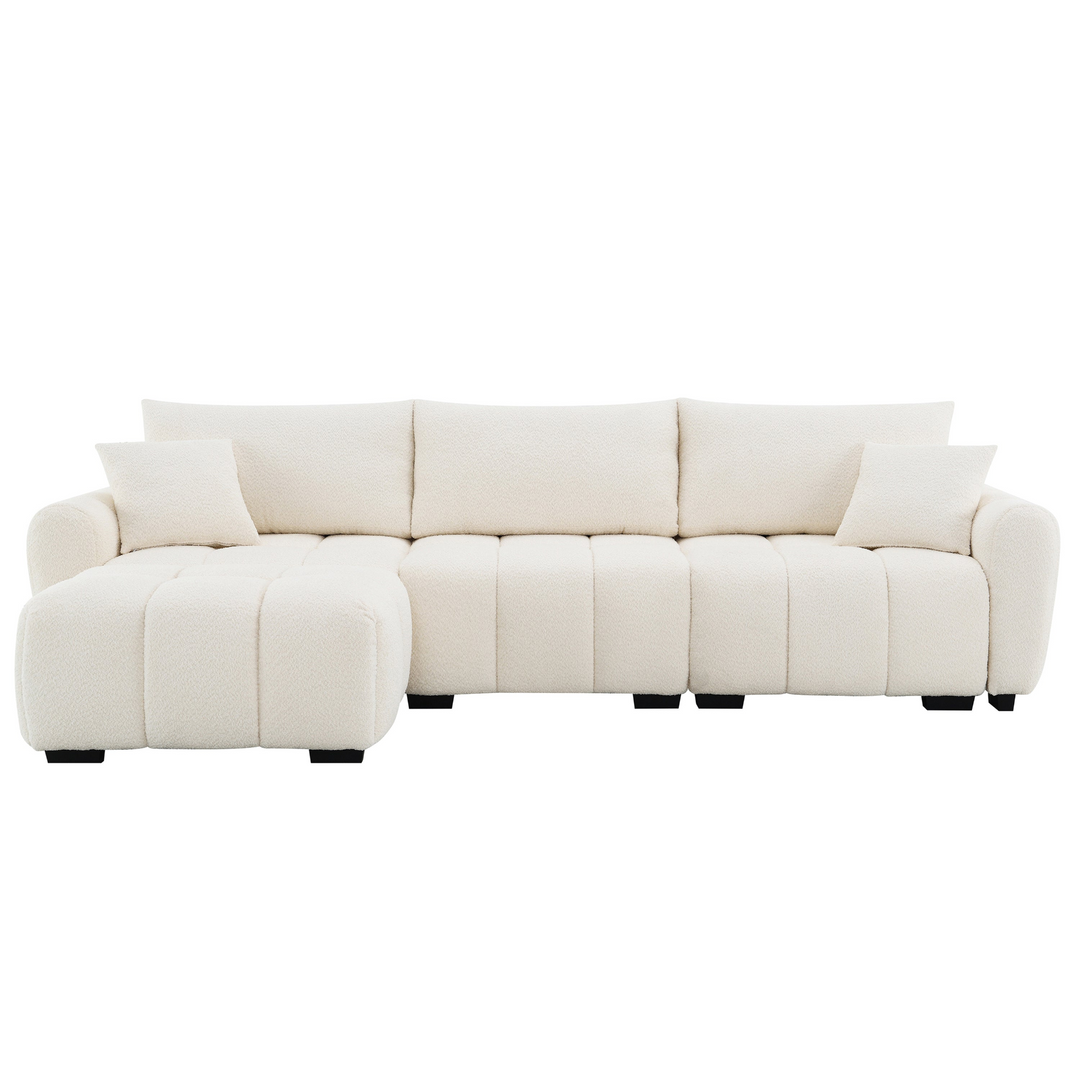 Buy farmhouse furniture Marbella Grande Mediterranean Modular Contemporary Lounge L-shape Sofa Sectional - Modern Cottage Farmhouse Furniture