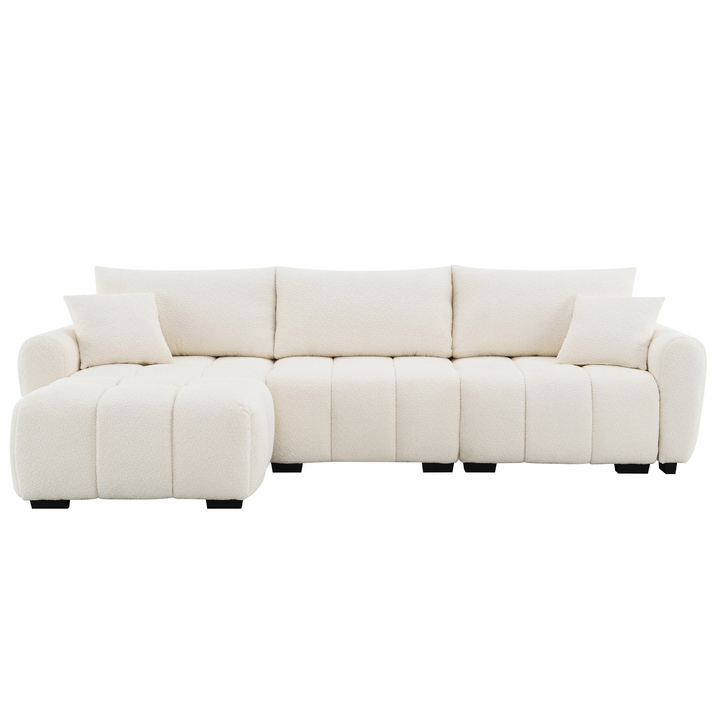 Buy farmhouse furniture Marbella Grande Mediterranean Modular Contemporary Lounge L-shape Sofa Sectional - Modern Cottage Farmhouse Furniture