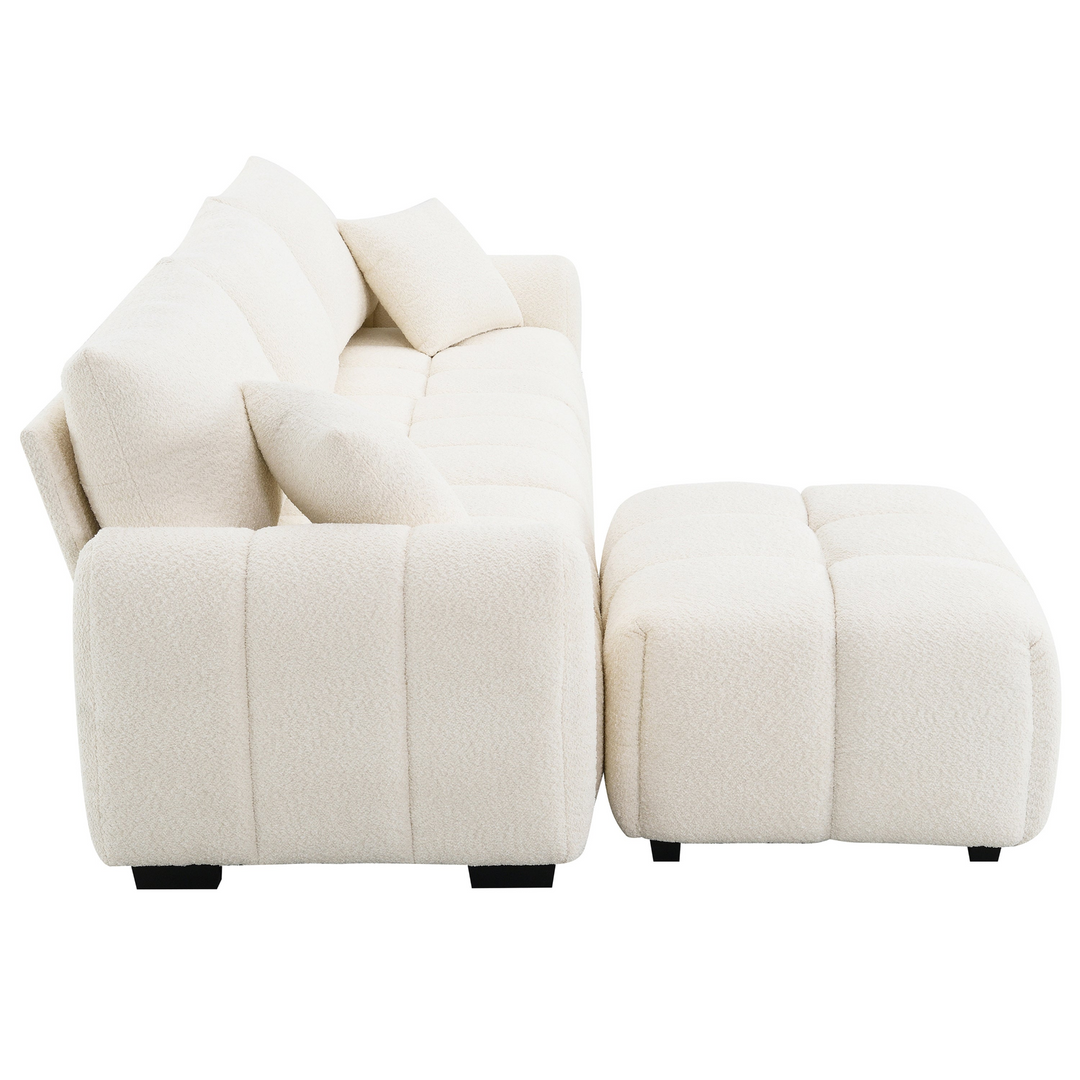 Buy farmhouse furniture Marbella Grande Mediterranean Modular Contemporary Lounge L-shape Sofa Sectional - Modern Cottage Farmhouse Furniture