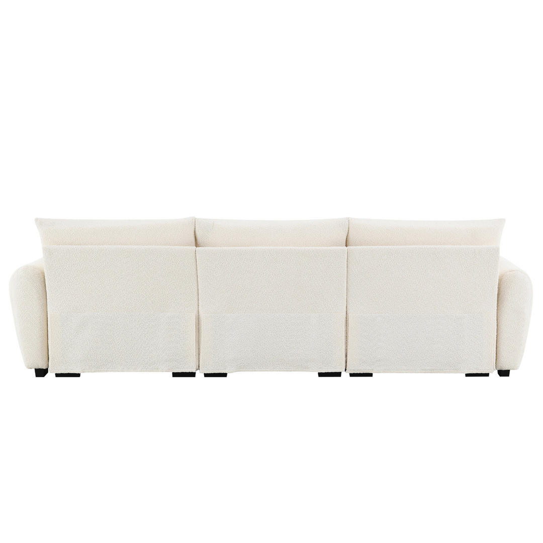 Buy farmhouse furniture Marbella Grande Mediterranean Modular Contemporary Lounge L-shape Sofa Sectional - Modern Cottage Farmhouse Furniture