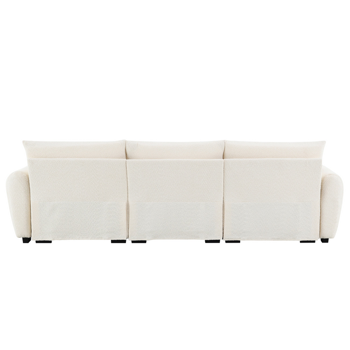 Buy farmhouse furniture Marbella Grande Mediterranean Modular Contemporary Lounge L-shape Sofa Sectional - Modern Cottage Farmhouse Furniture