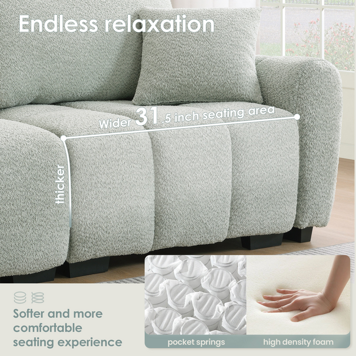 Buy farmhouse furniture Marbella Grande Mediterranean Modular Contemporary Lounge L-shape Sofa Sectional - Modern Cottage Farmhouse Furniture