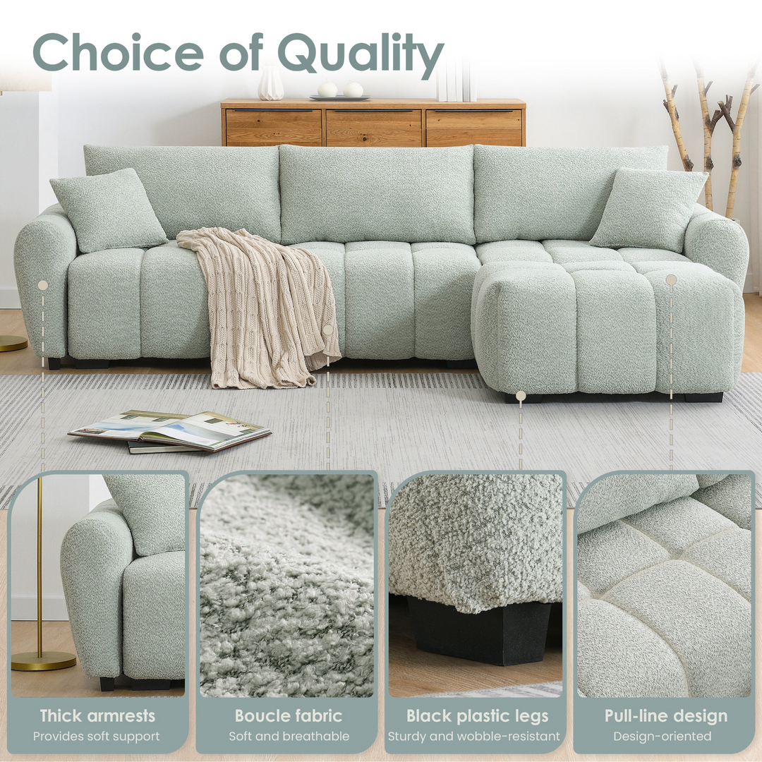 Buy farmhouse furniture Marbella Grande Mediterranean Modular Contemporary Lounge L-shape Sofa Sectional - Modern Cottage Farmhouse Furniture