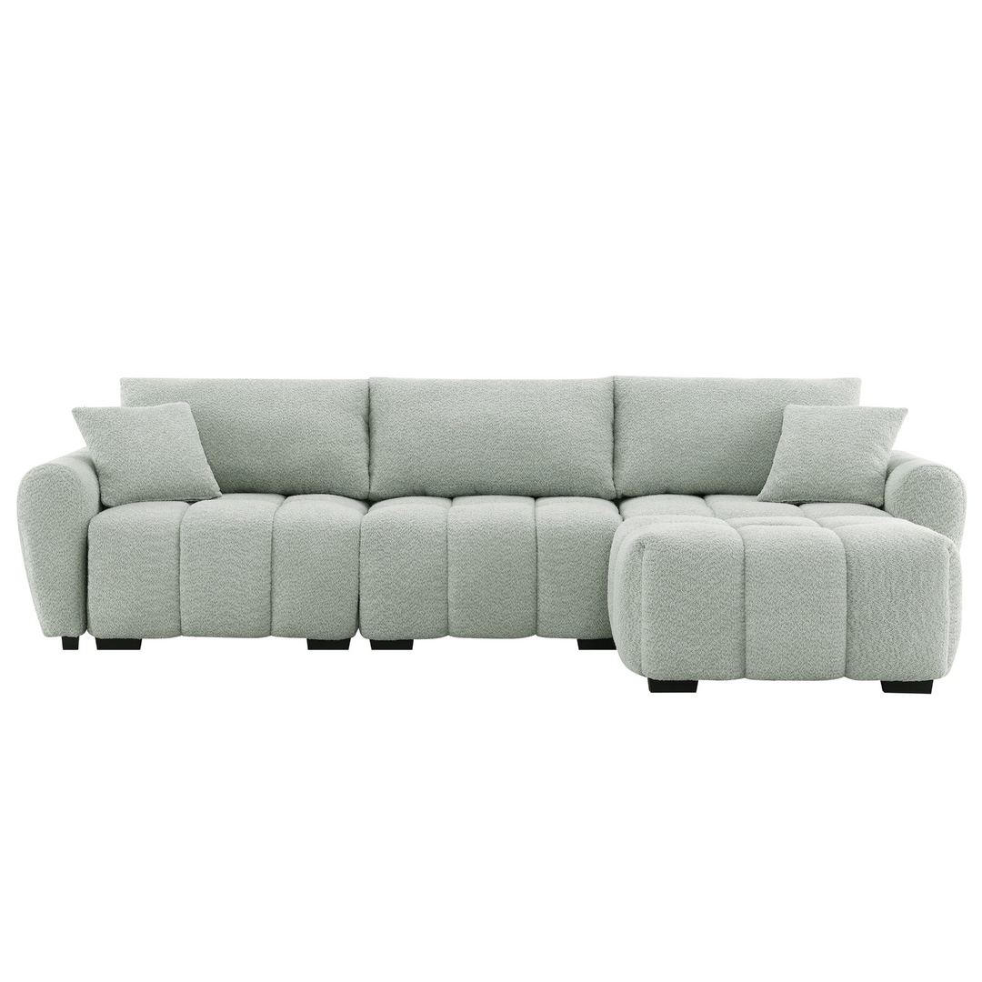 Buy farmhouse furniture Marbella Grande Mediterranean Modular Contemporary Lounge L-shape Sofa Sectional - Modern Cottage Farmhouse Furniture