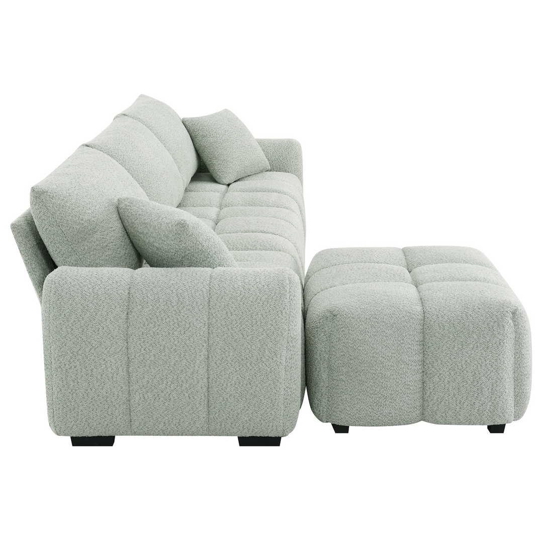 Buy farmhouse furniture Marbella Grande Mediterranean Modular Contemporary Lounge L-shape Sofa Sectional - Modern Cottage Farmhouse Furniture
