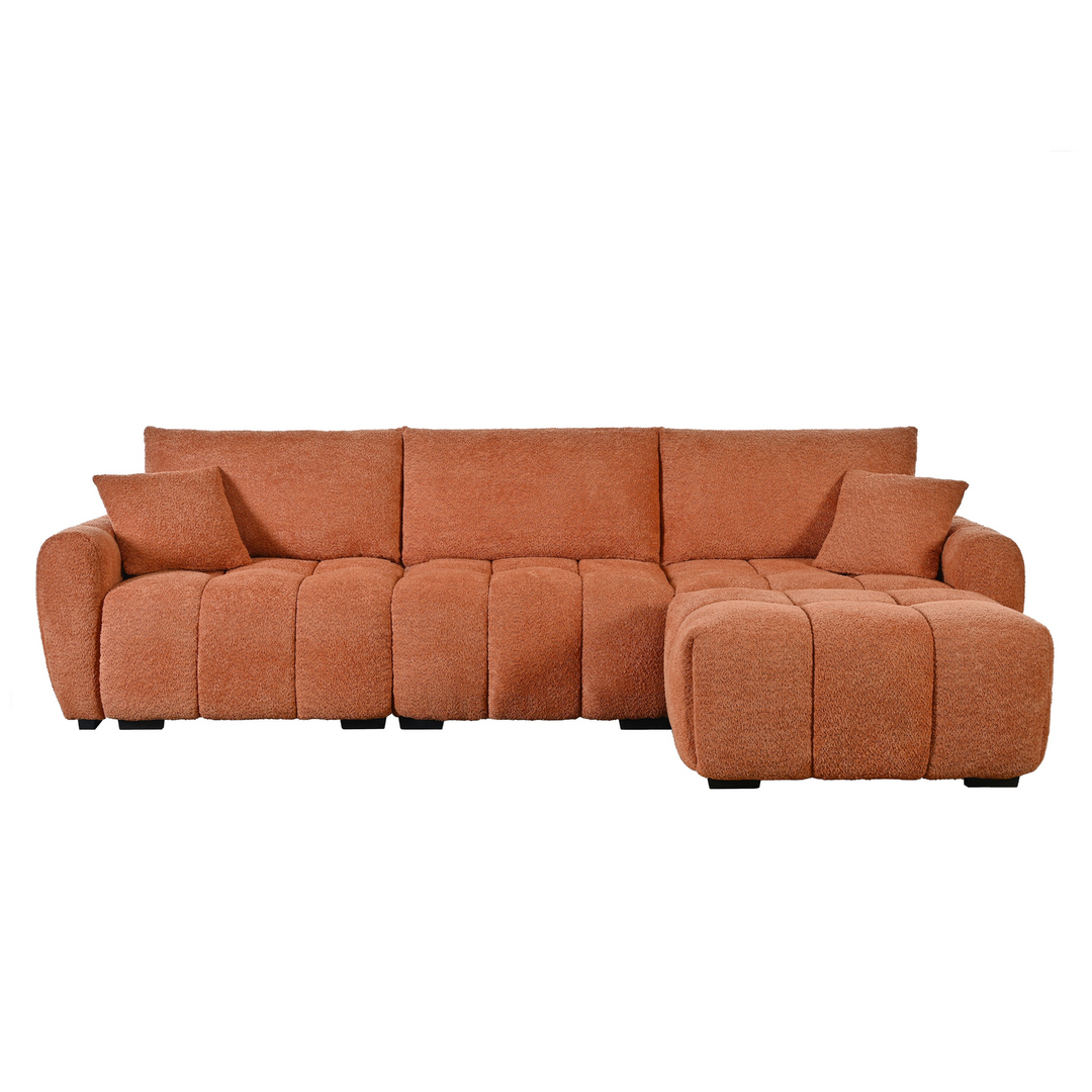 Buy farmhouse furniture Marbella Grande Mediterranean Modular Contemporary Lounge L-shape Sofa Sectional - Modern Cottage Farmhouse Furniture